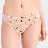 Parade Women's 2pk Silky Mesh Fashion Cheeky Underwear - Farmers Market/Eightball - 2 of 4