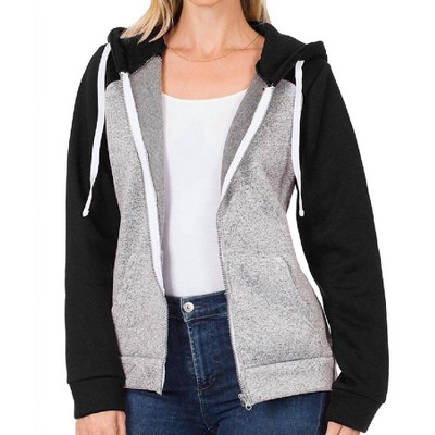 Women's Raglan Sleeved Hoodie - ZENANA