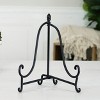 VIP Metal 11.5 in. Black Scrollwork Easel - 2 of 4