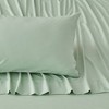 Viscose from Bamboo Blend Solid Sheet Set - Isla Jade - image 3 of 4