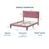 Twin/Full/Queen Size Bed Frame with Headboard, Modern Platform Bed with Wooden Slats Support, No Box Spring Needed & Noise Free - 3 of 4