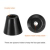 Unique Bargains Rubber Non Slip Shock Absorption Durable Furniture Pads Black - 3 of 4