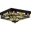 Quoizel Lighting Inglenook 3 - Light Flush Mount in  Valiant Bronze - 2 of 4