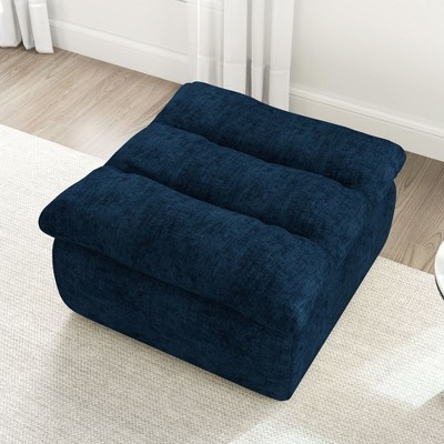 CAVINAS Lazy Floor Sofa, Modern Armless and Backless Sofa Chair, Comfy Accent Bean Bag Couch, Suitable for Living Room Bedroom Office