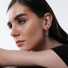 SOHI Women's The Chain Bar Hoop Earrings - 3 of 4