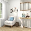 Metal Bike Wall Decor with Seat, Basket and Handles - Olivia & May: Iron Artwork, Vintage Style, Vertical Display - 3 of 4