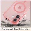 Vena For Apple iPhone 17 Case Magsafe, Magnetic Shockproof Translucent Back Slim Protective Phone Case, Light Pink - 4 of 4