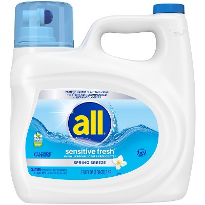 All Free & Clear Sensitive Fresh Laundry Detergent