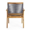 MOEPISY Set of 2 Outdoor Dining Chair 400 lbs capacity - 3 of 4