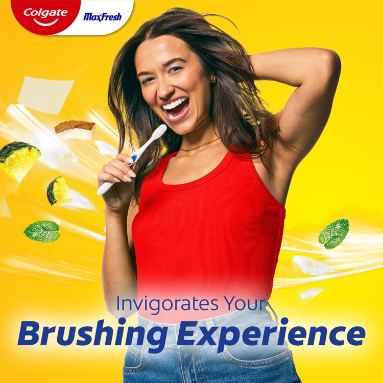 Colgate Max Fresh Anticavity Fluoride Toothpaste - Pineapple Coconut Crush with Mint - 4.5oz, 5 of 15