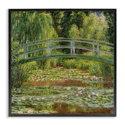 Stupell Industries Water Lily Pond Monet Classic Painting, 17" x 17"
