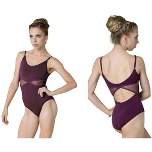 Women's Leotard Danz N Motion Alexis 21100A Mesh Insets - 1 of 4