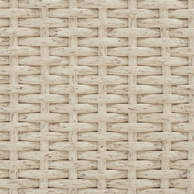Edna Beige and White 3 Piece PE Rattan Lounge Set