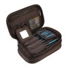 Unique Bargains Cosmetic Bag Travel Makeup Bag Cosmetic Brush Organizer Skin Care Storage Bag for Women 7.87"x4.72"x3.15" 1 Pc - 2 of 4