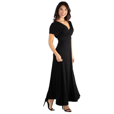 plain black maxi