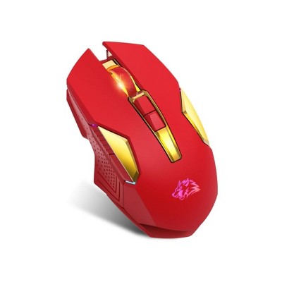 Evo Bytes Rechargeable Gaming Mouse with Rainbow Backlit