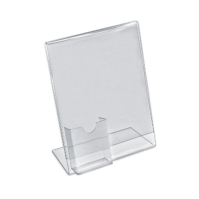 A1 Bulletin Sign Holder Stand with Brochure Holder