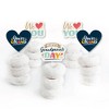 Big Dot of Happiness Happy Grandparents Day - Dessert Cupcake Toppers - Grandma & Grandpa Party Clear Treat Picks - Set of 24 - 2 of 4