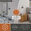 VAXCEL Marquis 1 Light Matte Black Contemporary Wall Sconce - 2 of 4
