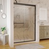 NicBex Shower Door 44-48"Wx72" H Traditional Sliding Shower Door with 1/4" Clear Tempered Glass for Walk-in Shower - 2 of 4