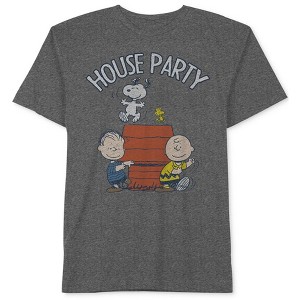 Hybrid Mens House Party Graphic T-Shirt, Grey, Small - 1 of 1