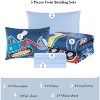 LISM 5 Pieces Twin Size Bedding Sets,Bed in A Bag with Sheets for Kids - 3 of 4