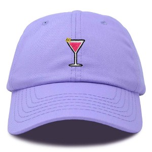 Dalix Cosmo Embroidered Cap Cotton Cosmopolitan Baseball Cute Cool Dad Hat Womens - 1 of 4