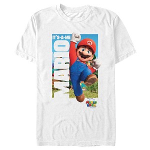 Men's The Super Mario Bros. Movie Mario It's-A-Me Poster T-Shirt - 1 of 4