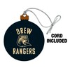 Drew University Rangers Logo Wood Christmas Tree Holiday Ornament - 2 of 4