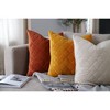 20"x20" Oversize Diamond Velvet Square Throw Pillow - Lush Décor - 4 of 4