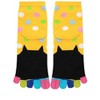 INSPIRE CHIC Women's Elastic Cuffs Stretchy Dots Cat Socks One Size - 2 of 3