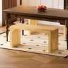 Vynxaria 35" Solid Wood Entryway Bench: Stylish & Sturdy Seating - 2 of 4