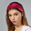 Unique Bargains Women's Velvet Knotted Headbands 1.2" Wide - 2 of 4