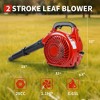 28 CC Handheld Gas Leaf Blower - 490 CFM 280 MPH, 1.1-HP 2-Stroke, Lightweight - Ideal for Lawn Care, Driveway Cleaning & Light Snow Removal - 2 of 4