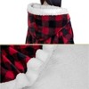 PAVILIA Angel Wrap Hooded Blanket for Women Adult, Wearable Cozy Wrap Throw Fleece Shawl Cape - 3 of 4