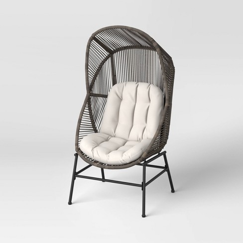 Latigo Patio Statement Egg Chair Gray Threshold Target