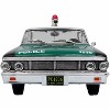1964 Ford Galaxie 500 Police Car "NYPD" Black and Green with White Top Ltd Ed to 504 pcs 1/43 Diecast Model by Iconic Replicas - 4 of 4