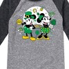 Boys' - Disney - Mickey And Minnie Pot Of Gold Raglan Graphic T-Shirt - 2 of 4