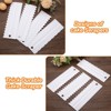 Unique Bargains Plastic Comb Lace Cake Decorating Kitchen Scrapers 4 Pcs - 4 of 4