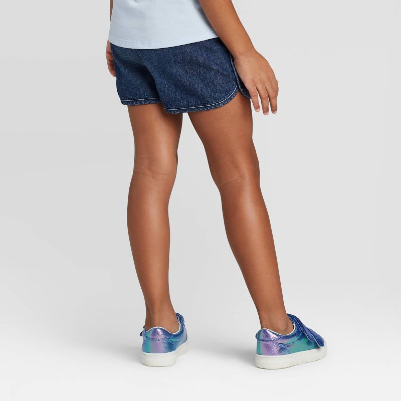 Toddler Girls' Denim Woven Pull-On Shorts - Cat & Jack™, 2 of 8