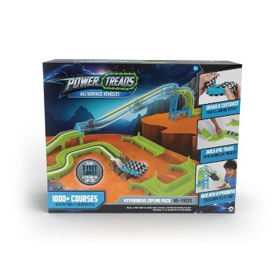 Power Treads - Hyperdrive Zipline - All-Surface Toy Vehicles - 60+ pc