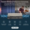 D-Link Gigabit VPN Router | Perfect for Remote Work | 4 Port Gigabit Dual WAN Failover | Enterprise-Grade Encryption | TAA/NDAA Compliant (DSR-250V2) - 2 of 4