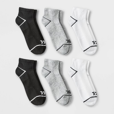 Men's Assorted New Ankle Athletic Socks 6pk - All In Motion™ 6-12