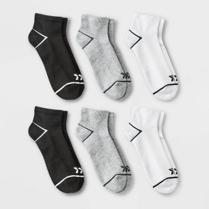 Men's Active Ankle Socks 6pk - All in Motion™ - 1 of 3