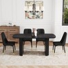 5-Piece Dining Set with MDF Table and 4 Chairs with PU Cushions - 2 of 4