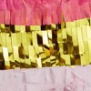 Blue Panda Small Pink and Gold Number 4 Pinata for Kids 4th Birthday Party Decorations, 16.5 x 11 Inches - 3 of 4