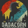 Men's Design By Humans Dadacorn Like A Normal Dad, More Awesome By shirtpublic Tank Top - 2 of 2