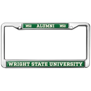 Wright State University Alumni Logo Full Size Standard License Plate Metal Frame - 1 of 4