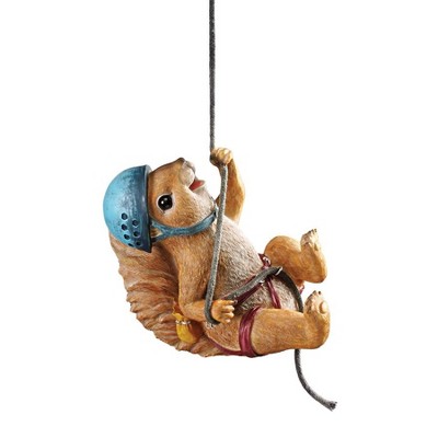 Design Toscano Skyler, The Climbing Squirrel Statue - Multicolored