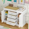 FUFU&GAGA Multi - Functional Changing Table Dresser: Ample Storage,Toxic - Free – Ideal for Baby Care - 3 of 4